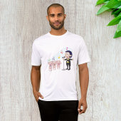 Junge singt mit Drei-Schweine-Chor T-Shirt