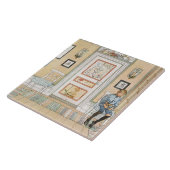 Junge sitzt in der Ecke (von Carl Larsson) Fliese (Seite)