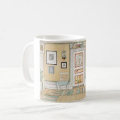 Junge sitzt in der Ecke (von Carl Larsson) Kaffeetasse (Vorderseite Links)