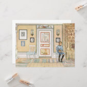 Junge sitzt in der Ecke (von Carl Larsson) Karte (Vorderseite/Rückseite Beispiel)