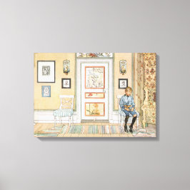 Junge sitzt in der Ecke (von Carl Larsson) Leinwan Leinwanddruck
