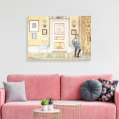 Junge sitzt in der Ecke (von Carl Larsson) Leinwan Leinwanddruck (Insitu (Wohnzimmer))