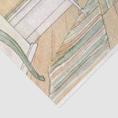 Junge sitzt in der Ecke (von Carl Larsson) Seidenpapier (Ausschnitt)