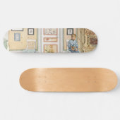 Junge sitzt in der Ecke (von Carl Larsson) Skateboard (Horizontal)