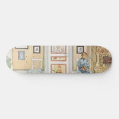 Junge sitzt in der Ecke (von Carl Larsson) Skateboard (Horizontal)