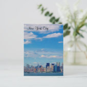Junge Skyline Postkarte (Stehend Vorderseite)