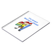 Junge Smart, weil ich las Notizblock (Linke Seite)