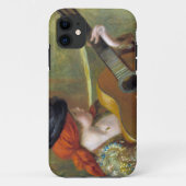 Junge Spanierin mit Gitarre von Renoir Case-Mate iPhone Hülle (Rückseite)
