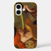 Junge Spanische Frau mit Gitarre von Pierre Renoir Case-Mate iPhone Hülle (Rückseite)