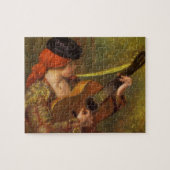 Junge Spanische Frau mit Gitarre von Pierre Renoir Puzzle (Horizontal)