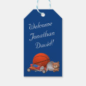 Junge Spielzeuge als Geschenkmarken Geschenkanhänger (Vorderseite)