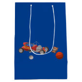 Junge Spielzeug's Theme Dusche Geschenktasche Mittlere Geschenktüte (Rückseite)