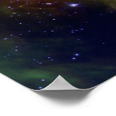 Junge Sterne im Orionnebel Poster (Ecke)