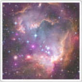 Junge Sterne in der kleinen Zauberwolke. Aufkleber (Vorderseite)