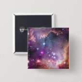 Junge Sterne in der kleinen Zauberwolke. Button (Vorne & Hinten)