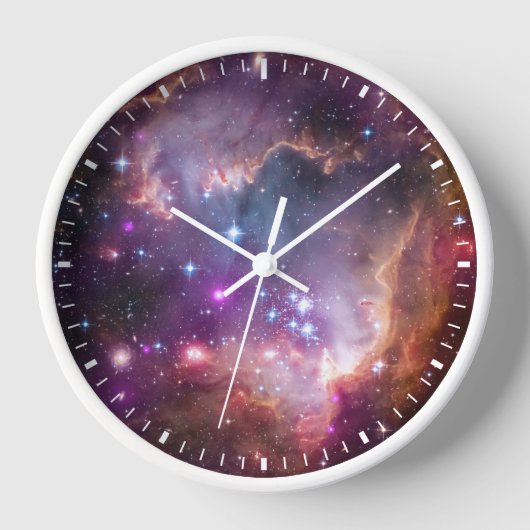 Junge Sterne in der kleinen Zauberwolke. Uhr (Vorderseite)