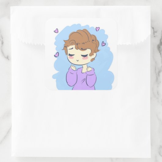 Junge Sticker (Tasche)