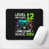 Junge Stufe 12 freigeschaltet Videospiel 12. Gebur Mousepad (Mit Mouse)