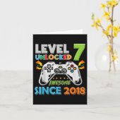 Junge Stufe 7 seit 20 Phantastisch Karte (Gelbe Blume)