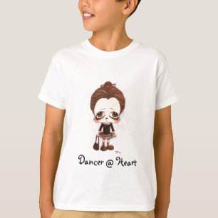 Junge Tänzer-Karikatur T-Shirt