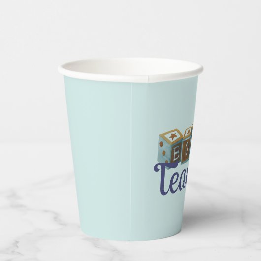 Junge Team Babydusche Papiertasse Pappbecher (Rechts)