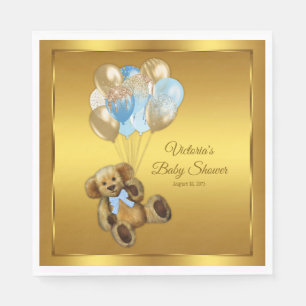 Junge Teddybär Baby Shower Servietten