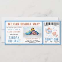 Junge Teddybär „Wir können es kaum erwarten“ Babyp