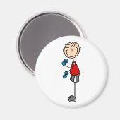 Junge trainieren Magnet (Vorderseite/Rückseite)