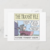 Junge Transitnutzer Postkarte (Vorne/Hinten)