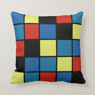 Junge Trend-Farbfliesen Kissen