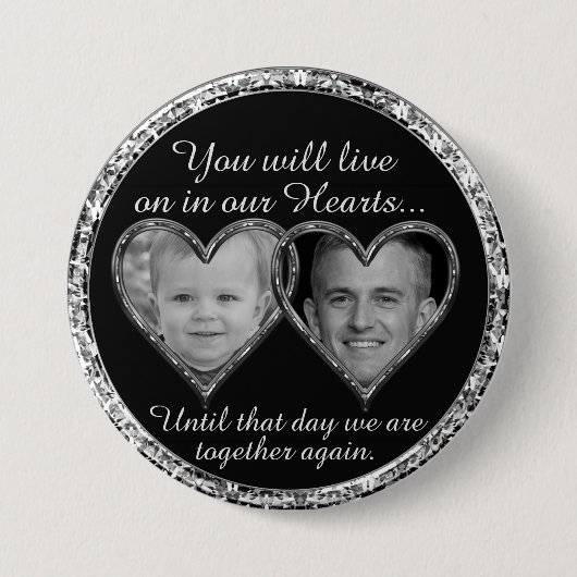 Junge und alte Erinnerung Button (Vorderseite)