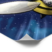 Junge und Biene Poster (Ecke)