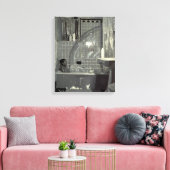 Junge und die Blase 1990 Leinwanddruck (Insitu (Wohnzimmer))