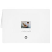 Junge und ein Bulldog Hund (Rückseite Horizontal)