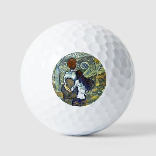 JUNGE UND FREUNDIN GOLFBALL (Vorderseite)