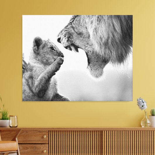 Junge und furchtlose Leinwand (Insitu (Wohnzimmer))