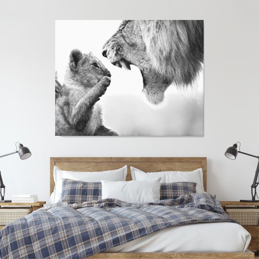 Junge und furchtlose Leinwand (Insitu (Schlafzimmer))