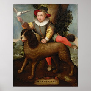 Junge und Hund, Bibius Vincit Poster