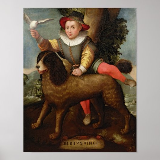 Junge und Hund, Bibius Vincit Poster (Vorne)