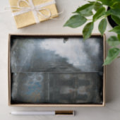 Junge und Hund Urban Edge Stormy Blue Découpage Seidenpapier (Geschenk)