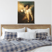 Junge und Kaninchen, c.1814 Leinwanddruck (Insitu (Schlafzimmer))