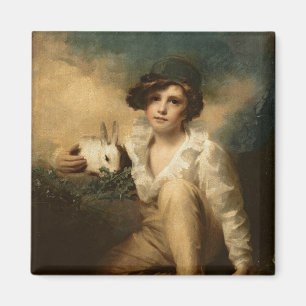 Junge und Kaninchen, c.1814 Magnet
