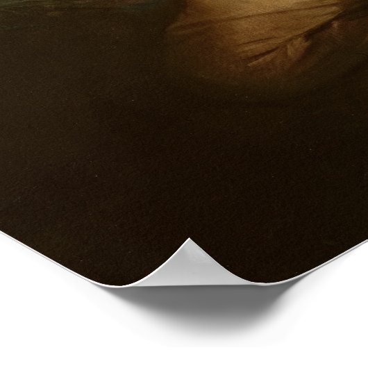 Junge und Kaninchen, c.1814 Poster (Ecke)