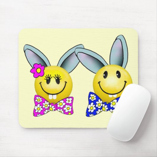 Junge und Mädchen Bunny Face Mousepad (Mit Mouse)