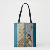 Junge und Mädchen der 1920er Jahre im Herbst Tasche (Vorderseite)