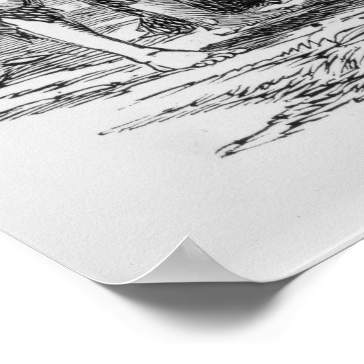 Junge und Mädchen in Cahera Poster (Ecke)