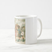 Junge und Mädchen in rosa Valentine Kaffeetasse (VorderseiteRechts)