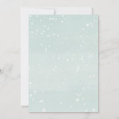 Junge und Mädchen Twins Winter Weihnachtsdusche Einladung (Rückseite)