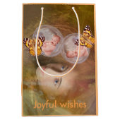 Junge und Mädchen Zwillinge Mittlere Geschenktüte (Vorderseite)