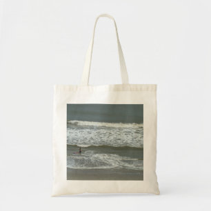 Junge und Meer Tragetasche